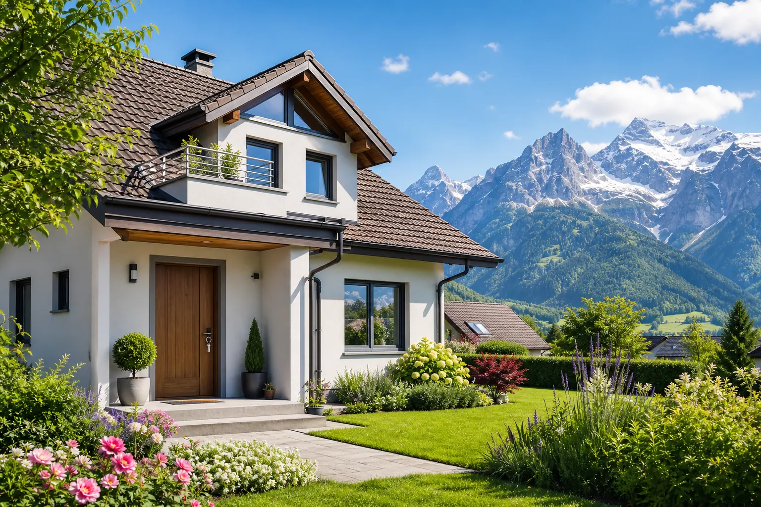 Maison suisse financée avec succès